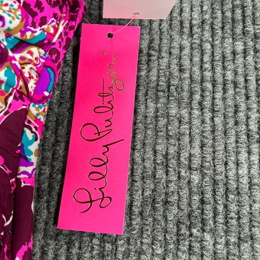 Lilly Pulitzer Ginnie One Piece Blue Rhapsody Orchid Swim Suit 0 Purple New - Picture 6 of 16